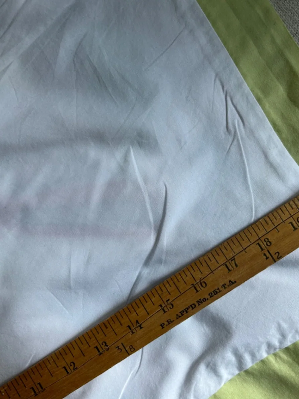 Hillcrest std (1) cotton pillow sham: large detailed embroidered bird EUC